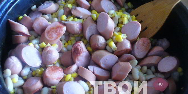 Рецепт гуляша из сосисок