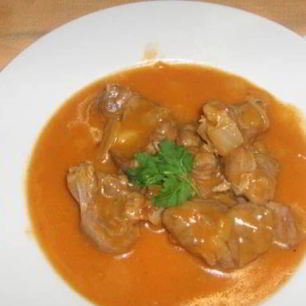 Рецепт Гуляша из свинины с мукой