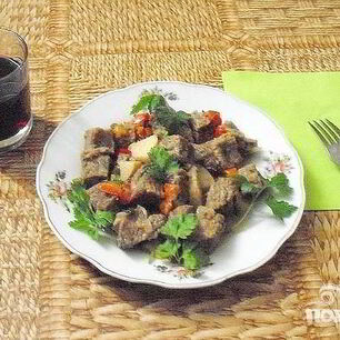 Рецепт Гуляша из телятины