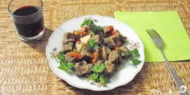 Рецепт гуляша из телятины
