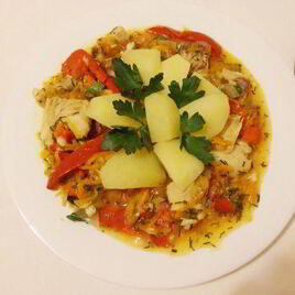 Рецепт Гуляша из тилапии