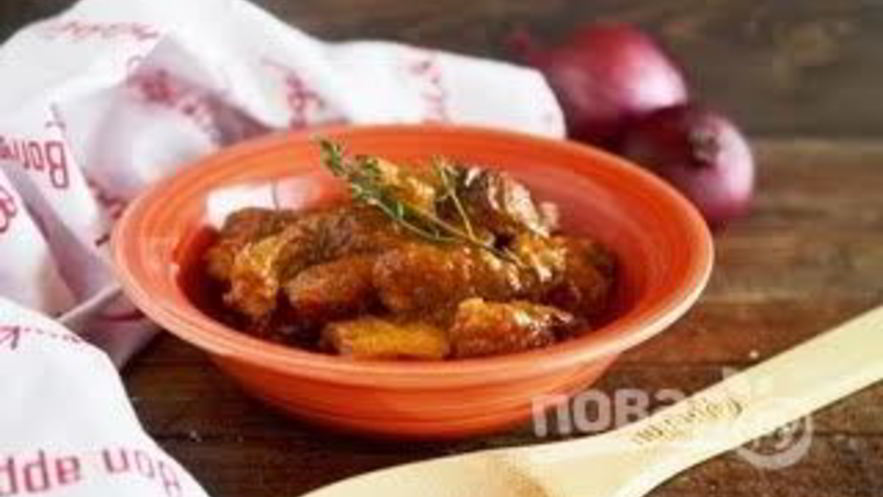 Рецепт гуляша с кнедликами