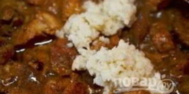 Рецепт гуляша с кнедликами