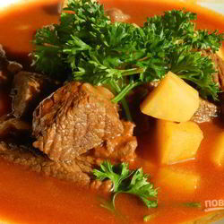 Рецепт Гуляша со свининой в мультиварке