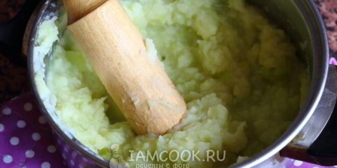 Рецепт картофельно-кабачкового пюре с сыром