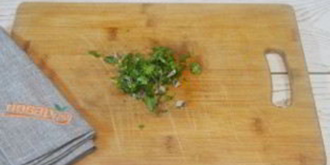 Рецепт картофельного пюре из батата с зеленью