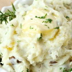 Рецепт Картофельного пюре с чесноком и сыром