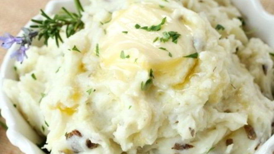 Рецепт картофельного пюре с чесноком и сыром