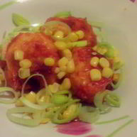 Рецепт Картофельных клецек в соусе с луком-пореем