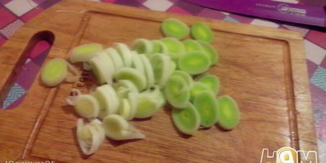 Рецепт картофельных клецек в соусе с луком-пореем