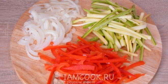 Рецепт китайской лапши с овощами