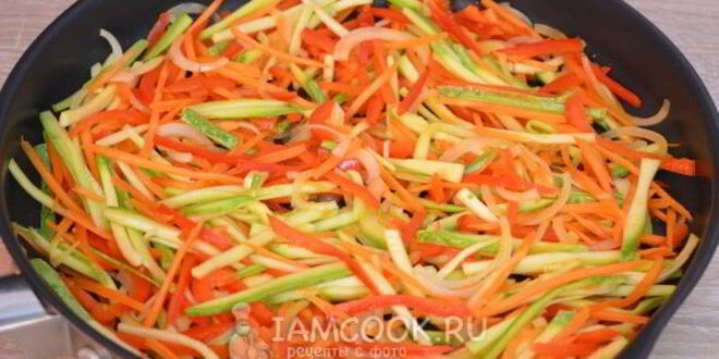 Рецепт китайской лапши с овощами