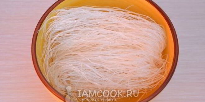 Рецепт китайской лапши с овощами