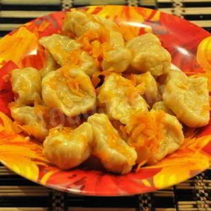 Рецепт Клецек на молоке с морковью