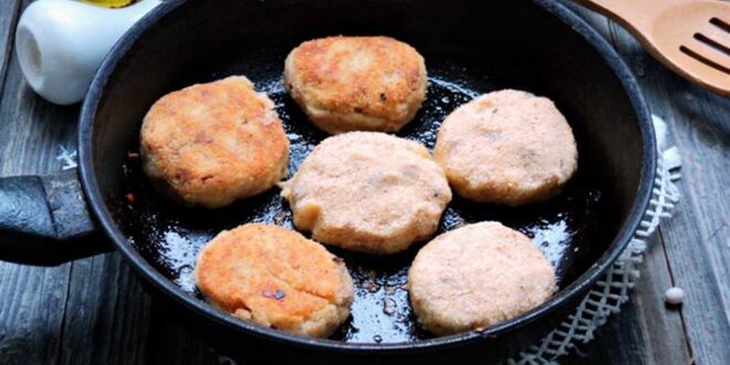 Рецепт фасолевых котлет с картофелем