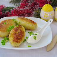 Рецепт Картофельных котлет с колбасой