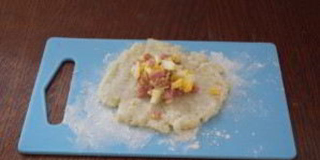 Рецепт картофельных котлет с колбасой