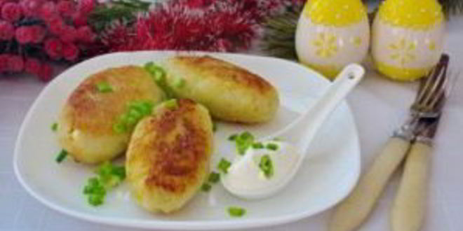 Рецепт картофельных котлет с колбасой