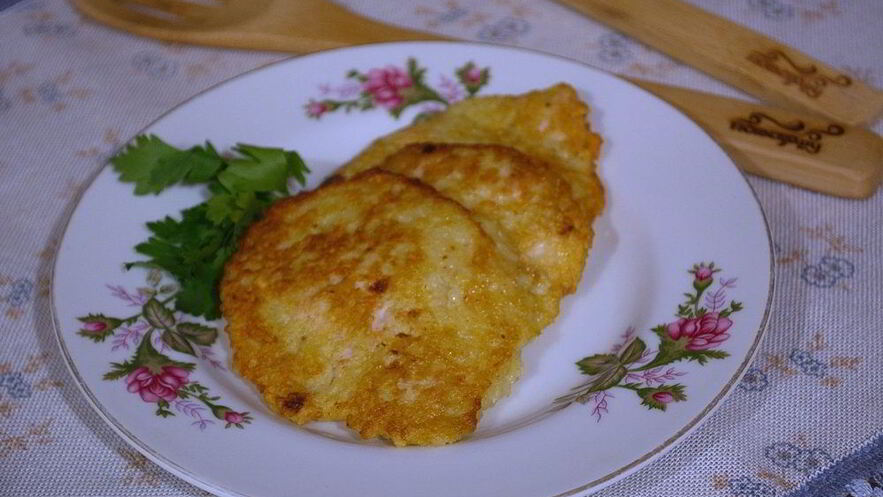 Рецепт картофельных котлет с курицей