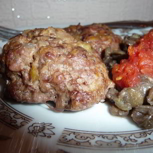 Рецепт Котлеток из индейки с тыквой