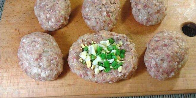 Рецепт котлет фаршированных
