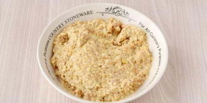 Рецепт котлет из куриного фарша с овсяными хлопьями