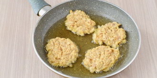 Рецепт котлет из куриного фарша с овсяными хлопьями
