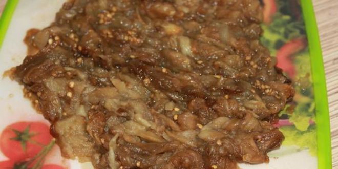 Рецепт котлет из печеного баклажана