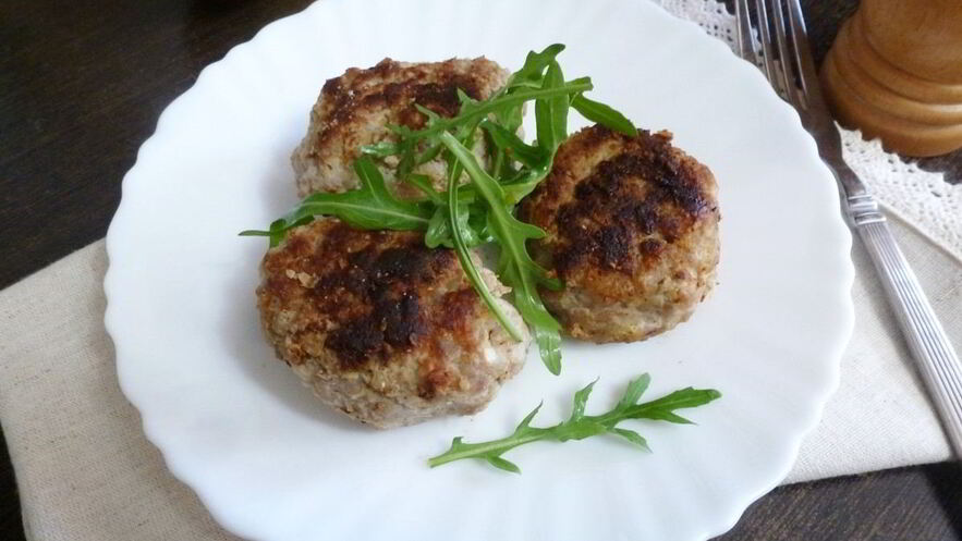 Рецепт котлет из свинины с овсяными хлопьями