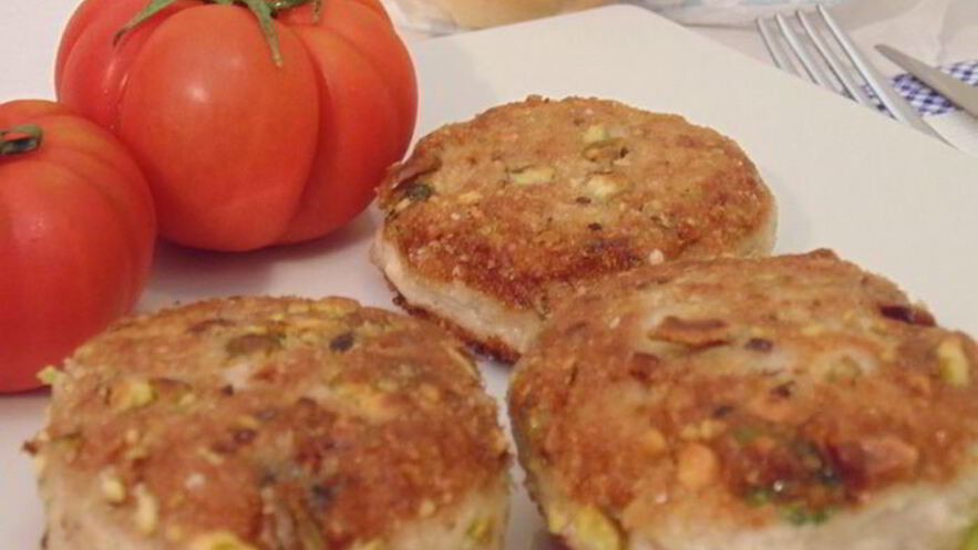 Рецепт котлет из тунца в фисташковой панировке
