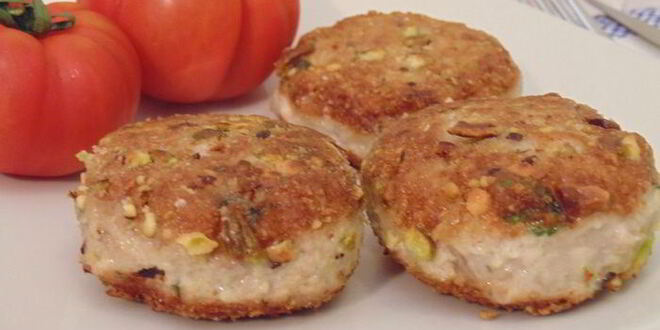 Рецепт котлет из тунца в фисташковой панировке