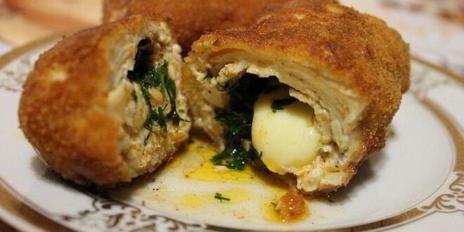 Рецепт котлет по-киевски с сыром и маслом