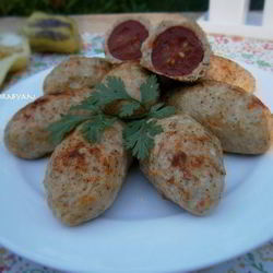 Рецепт Котлет с овощами, фаршированные помидорами