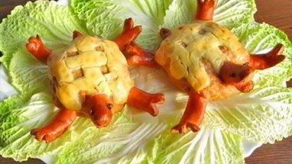 Рецепт Котлет с сыром Черепашки