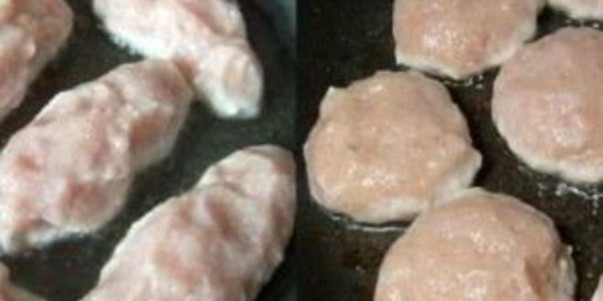 Рецепт котлет в слоеном тесте