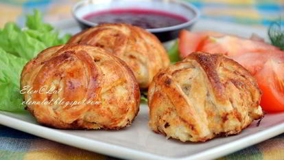 Рецепт Куриных котлеток Клубочки