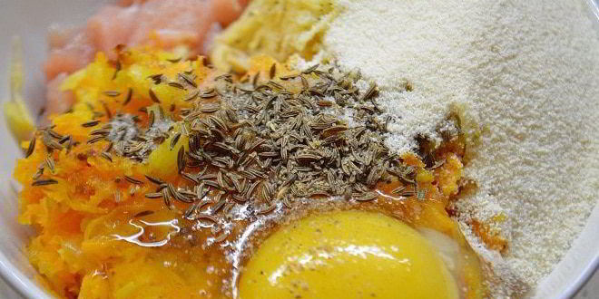 Рецепт куриных котлет с овощами