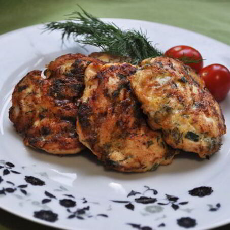 Рецепт Куриных котлет с зеленью