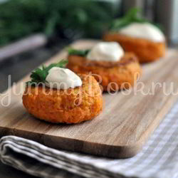 Рецепт Морковных котлет с манкой