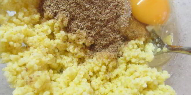 Рецепт паровых пшенных котлет с отрубями и курицей