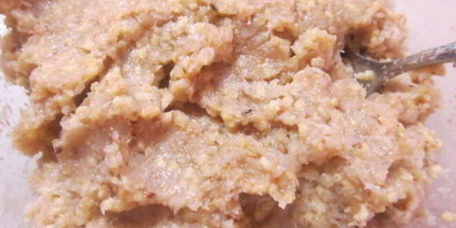 Рецепт паровых пшенных котлет с отрубями и курицей