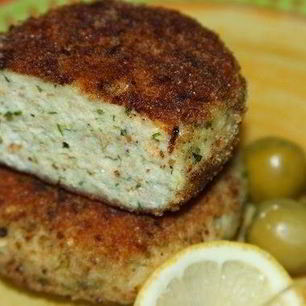 Рецепт Пикантных рыбных котлет с сыром