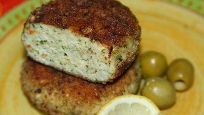 Рецепт Пикантных рыбных котлет с сыром