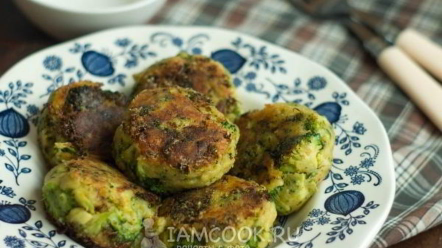 Рецепт постных котлет из брокколи