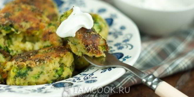 Рецепт постных котлет из брокколи
