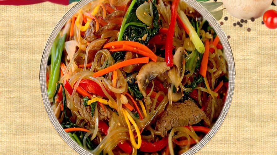 Рецепт крахмальной лапши по-корейски