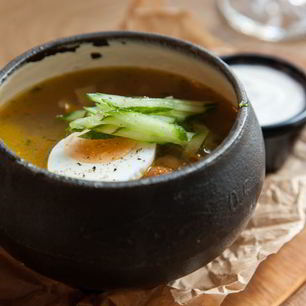 Рецепт Куриной лапши с опятами