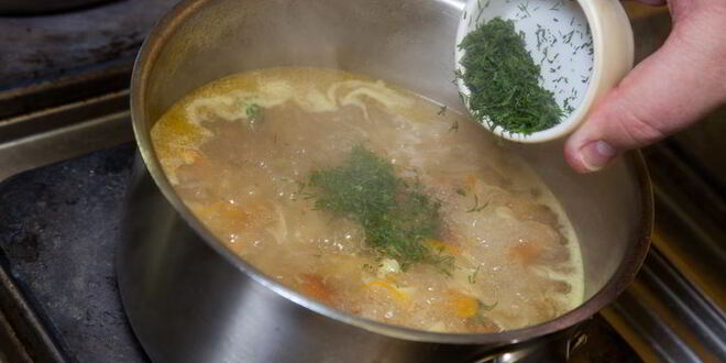 Рецепт куриной лапши с опятами