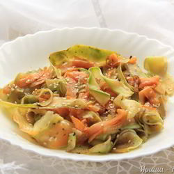 Рецепт Лапши из кабачков