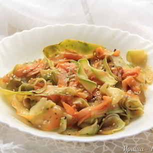 Рецепт Лапши из кабачков